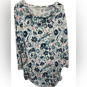 Talbots Paisley Top